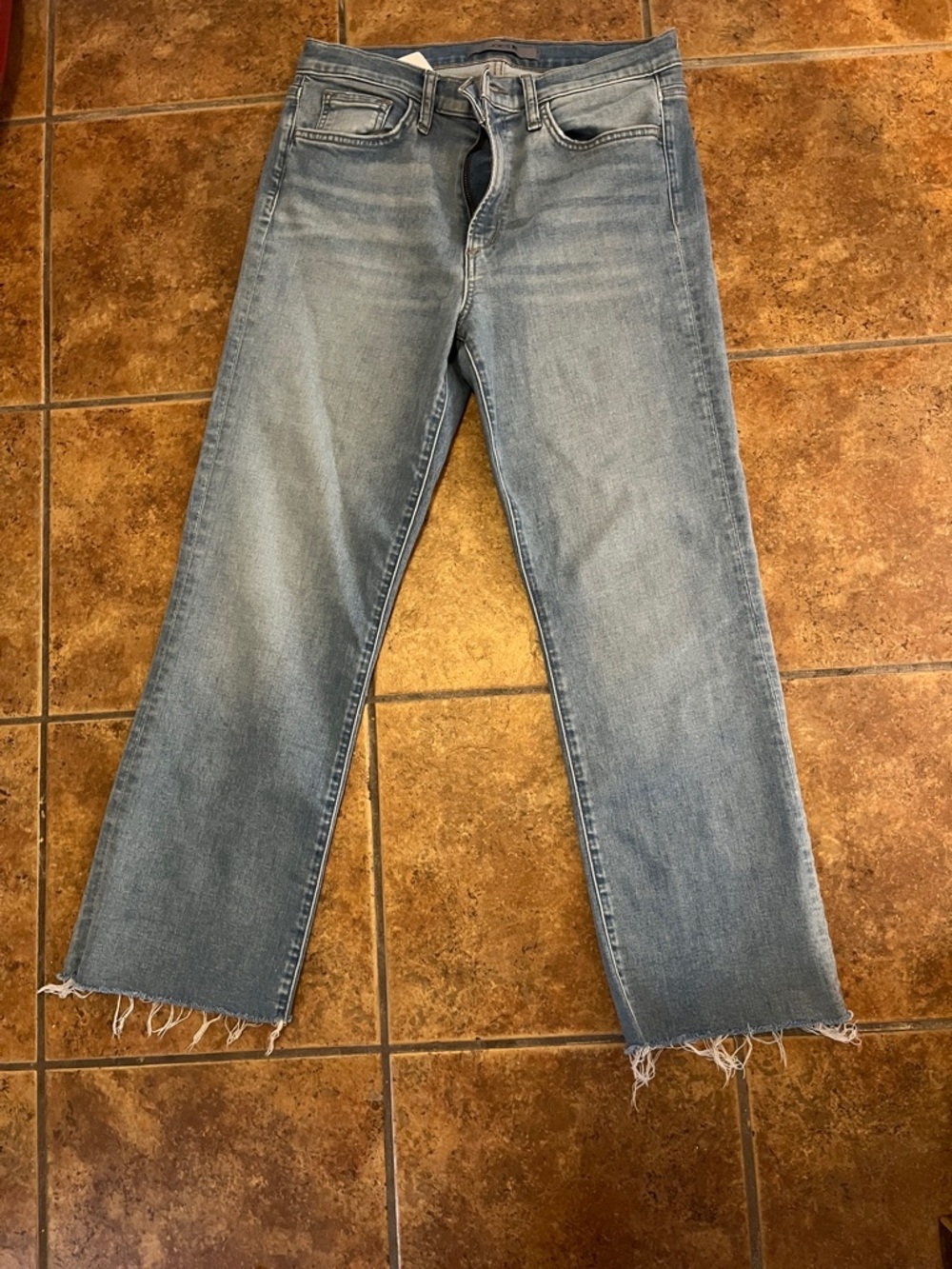 JOE'S Jeans Zahara High Rise Crop Bootcut Jean Raw Hem